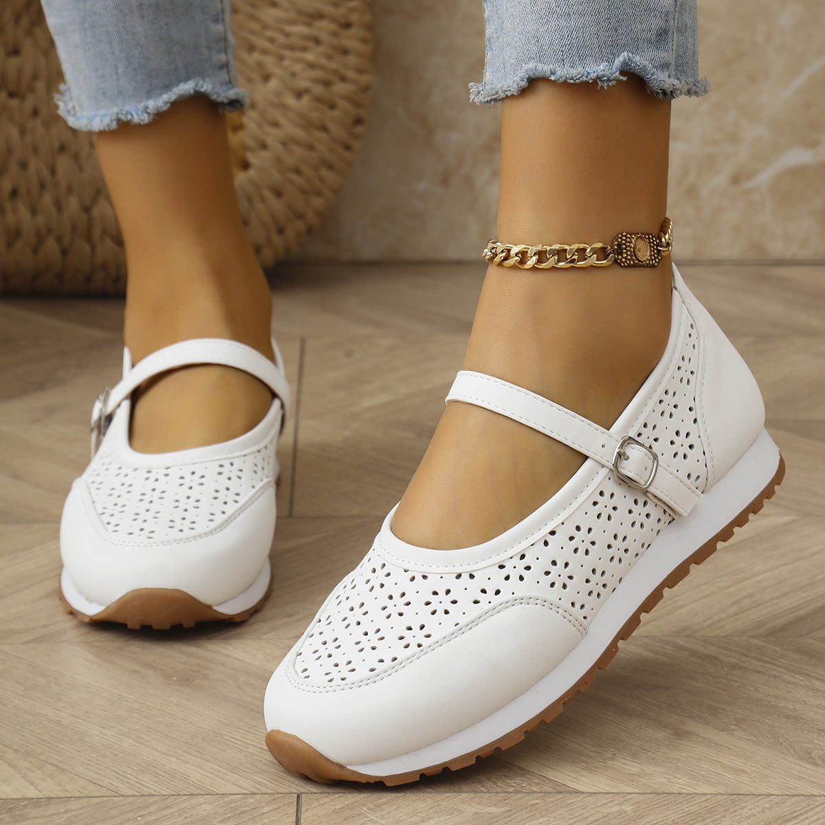 TIFFANY | BREATHABLE ORTHOPEDIC STRAP SHOES
