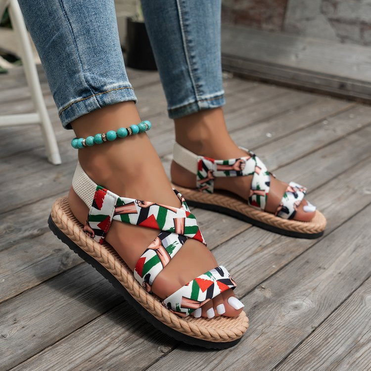 SKYLAR | BRAIDED PLATFORM ESPADRILLE SANDALS