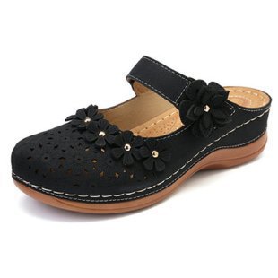 EDITH | FLORAL CUTOUT ORTHOPEDIC CLOGS