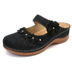 EDITH | FLORAL CUTOUT ORTHOPEDIC CLOGS