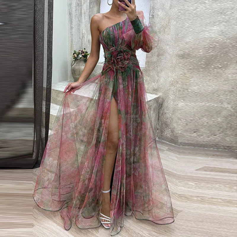 MAUREEN | FLOWY MULTICOLOR DRESS